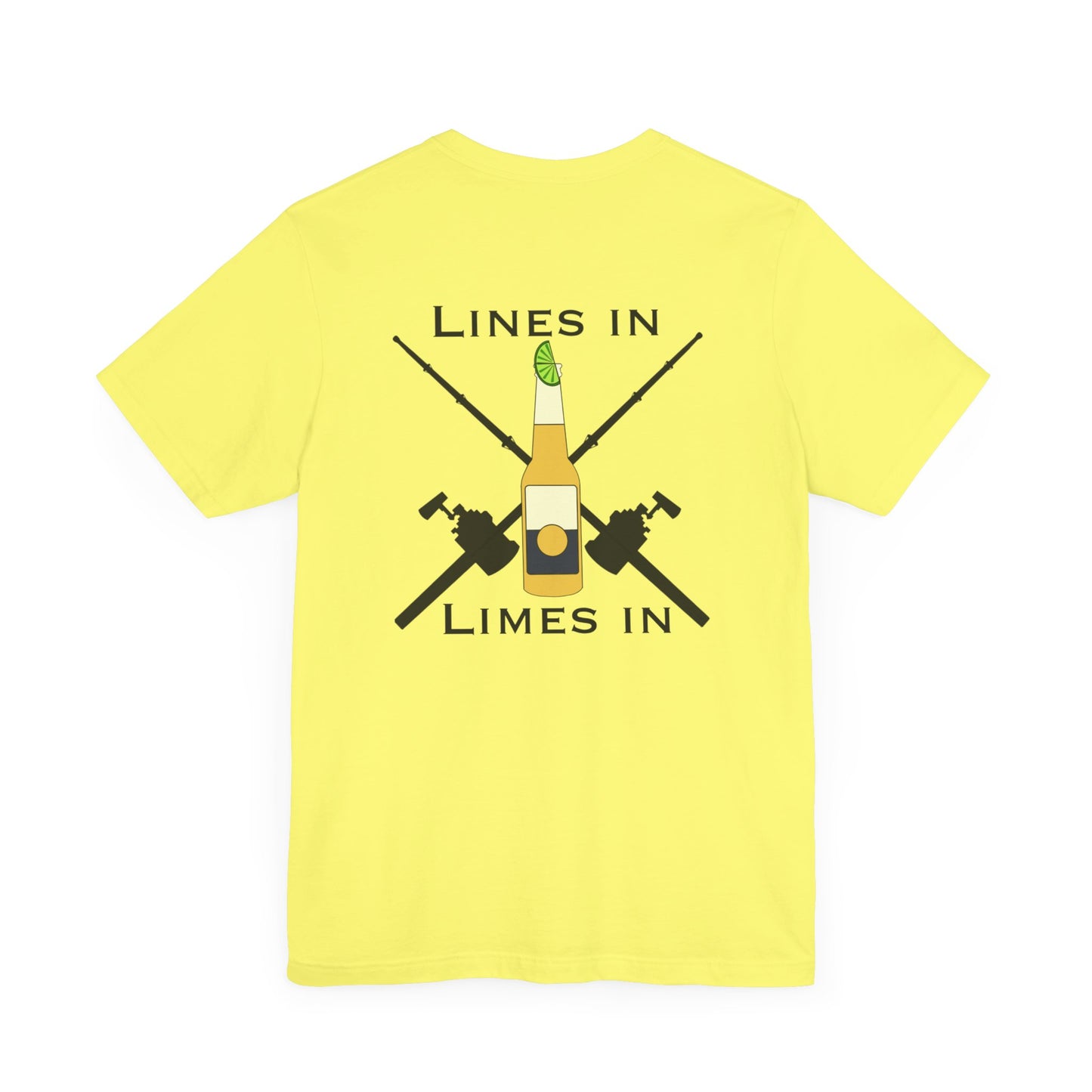 Lines in Limes in Short Sleeve Tee