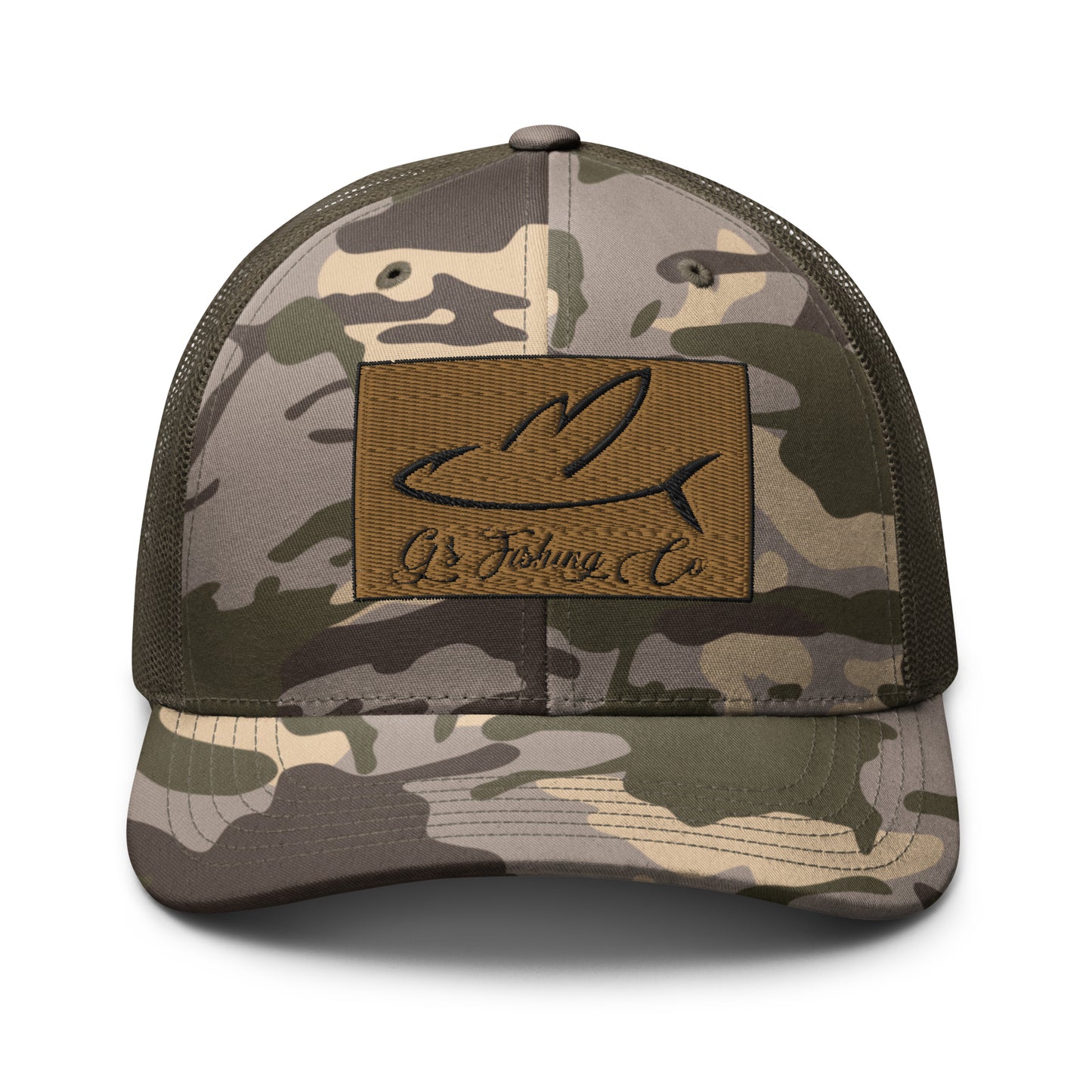 Camouflage trucker hat