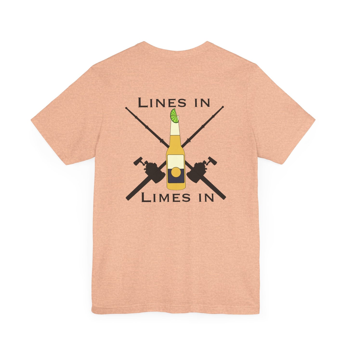 Lines in Limes in Short Sleeve Tee