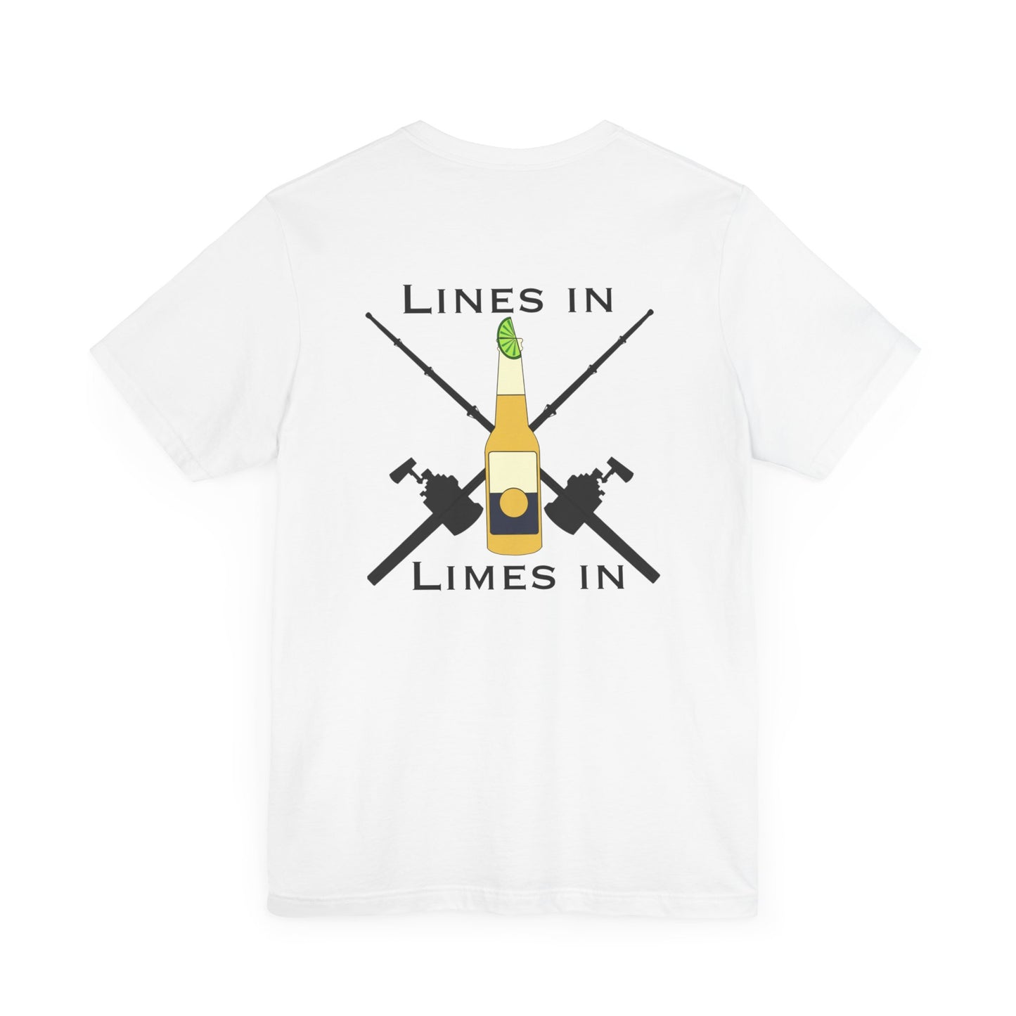 Lines in Limes in Short Sleeve Tee