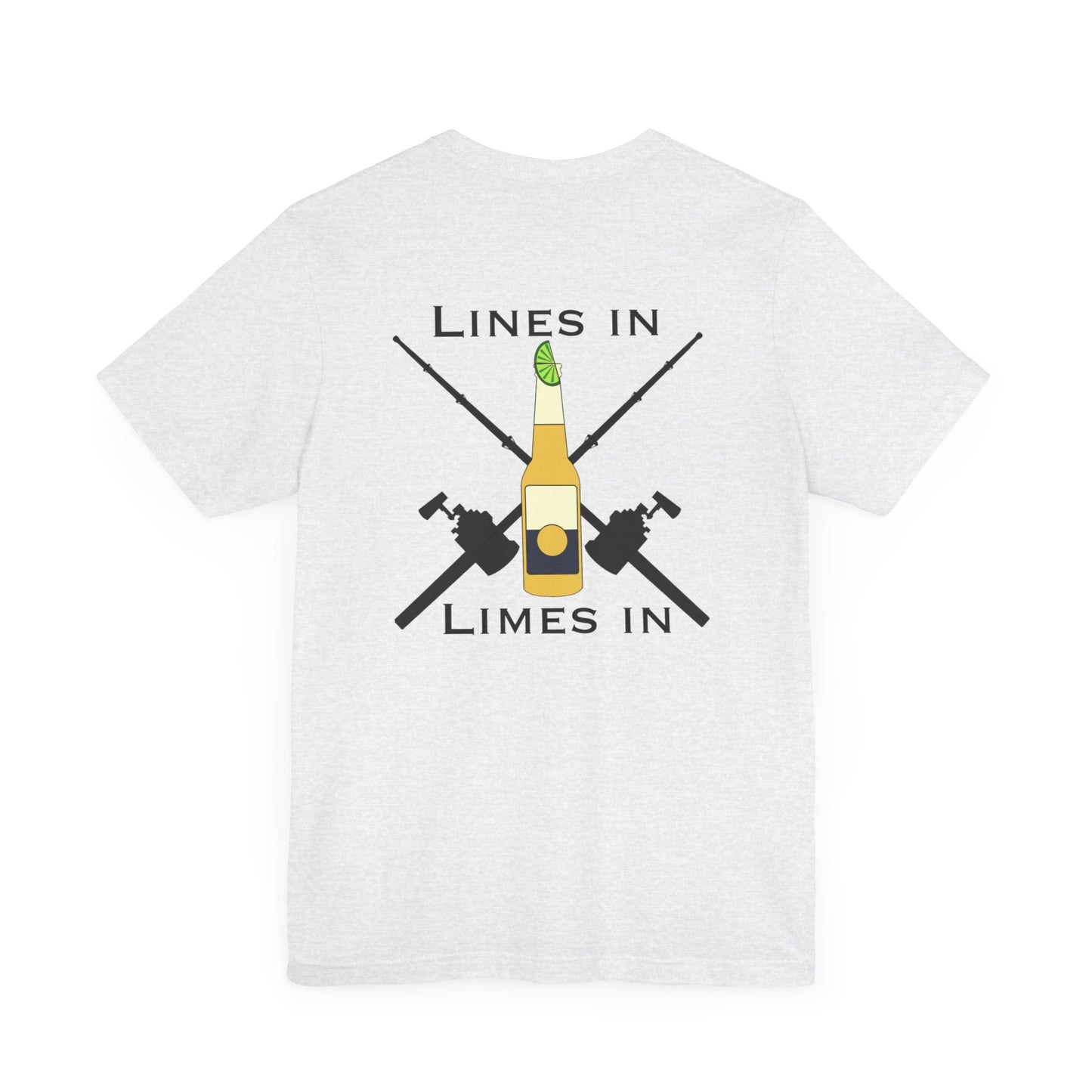 Lines in Limes in Short Sleeve Tee