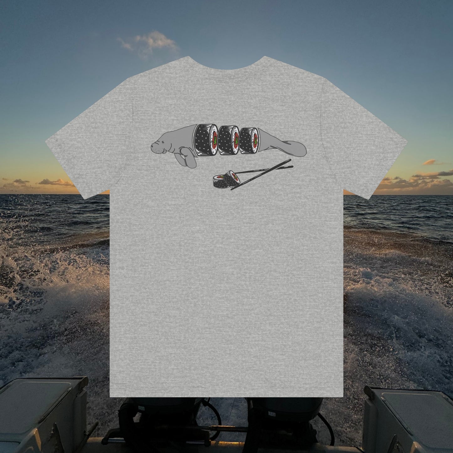 Manatee Sushi Short Sleeve Tee