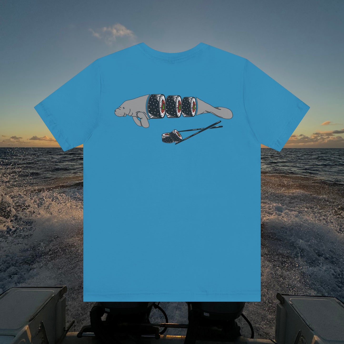 Manatee Sushi Short Sleeve Tee