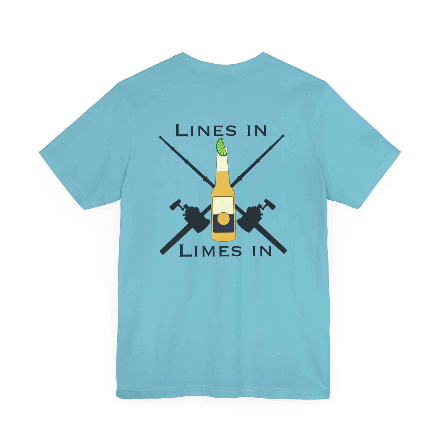 Lines in Limes in Short Sleeve Tee