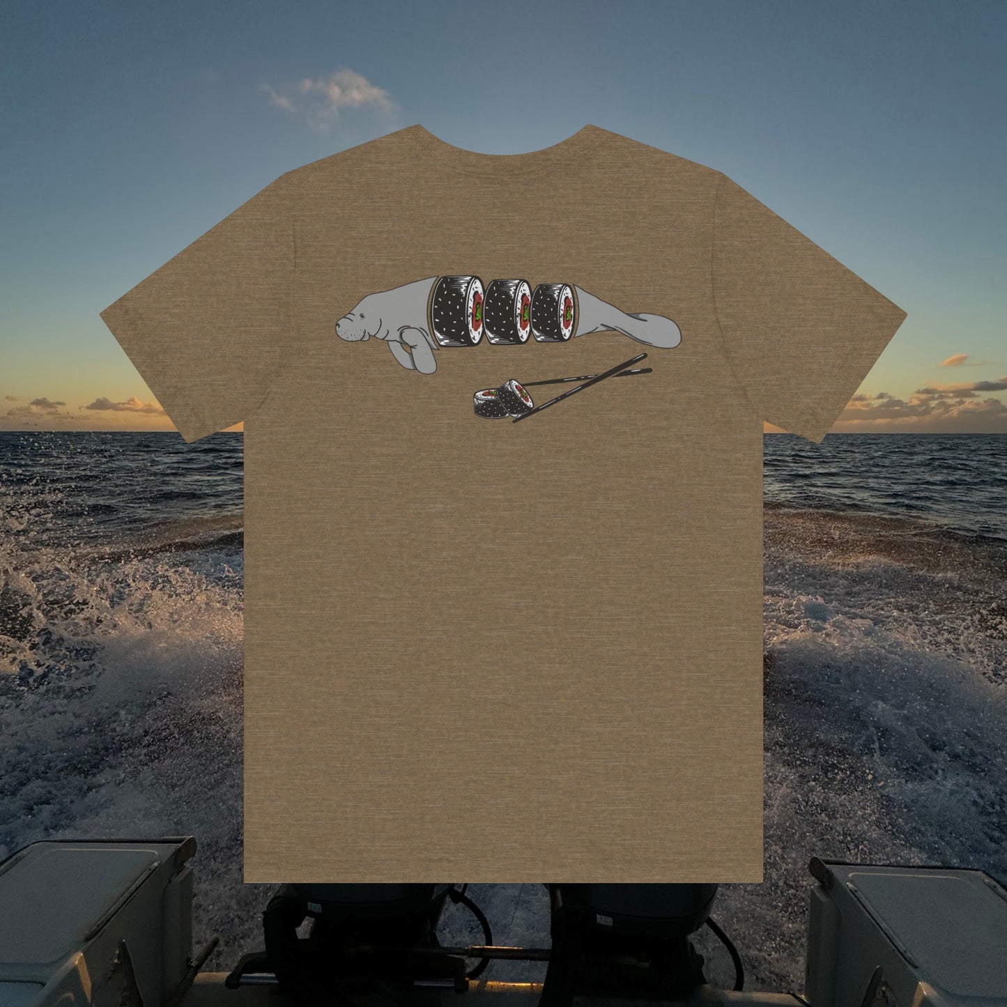 Manatee Sushi Short Sleeve Tee