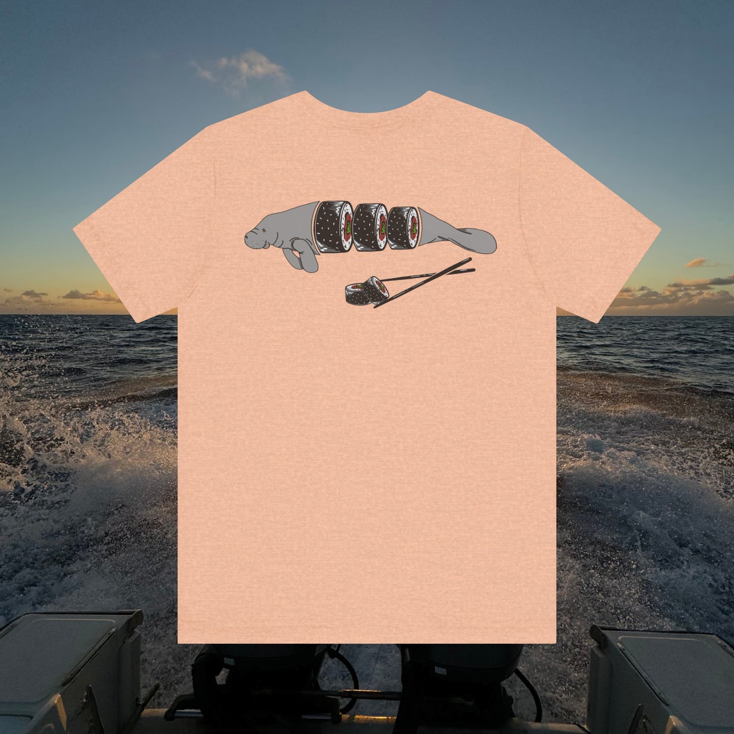 Manatee Sushi Short Sleeve Tee