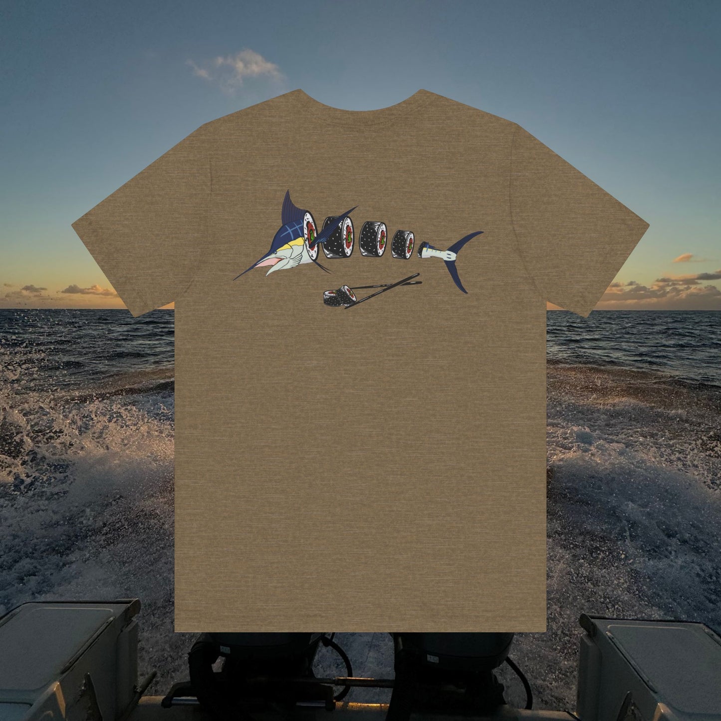 Marlin Sushi Short Sleeve Tee