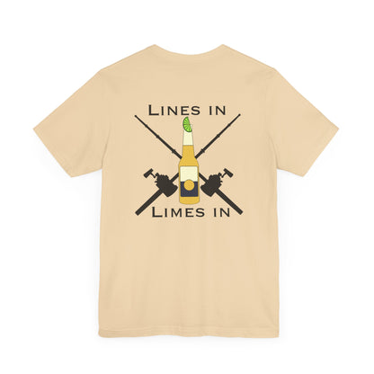 Lines in Limes in Short Sleeve Tee