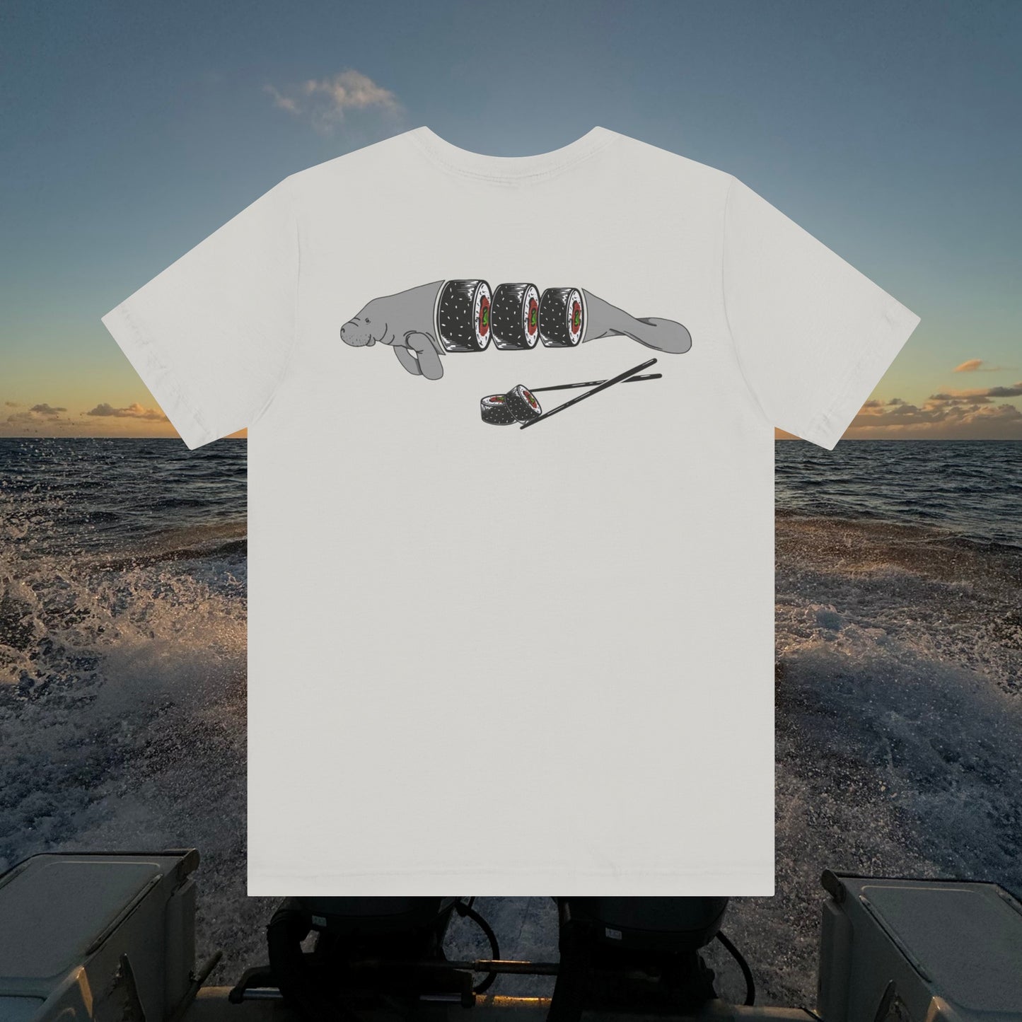 Manatee Sushi Short Sleeve Tee