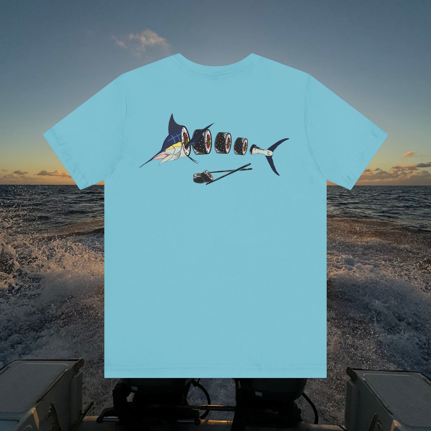 Marlin Sushi Short Sleeve Tee