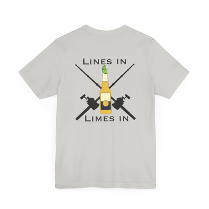 Lines in Limes in Short Sleeve Tee