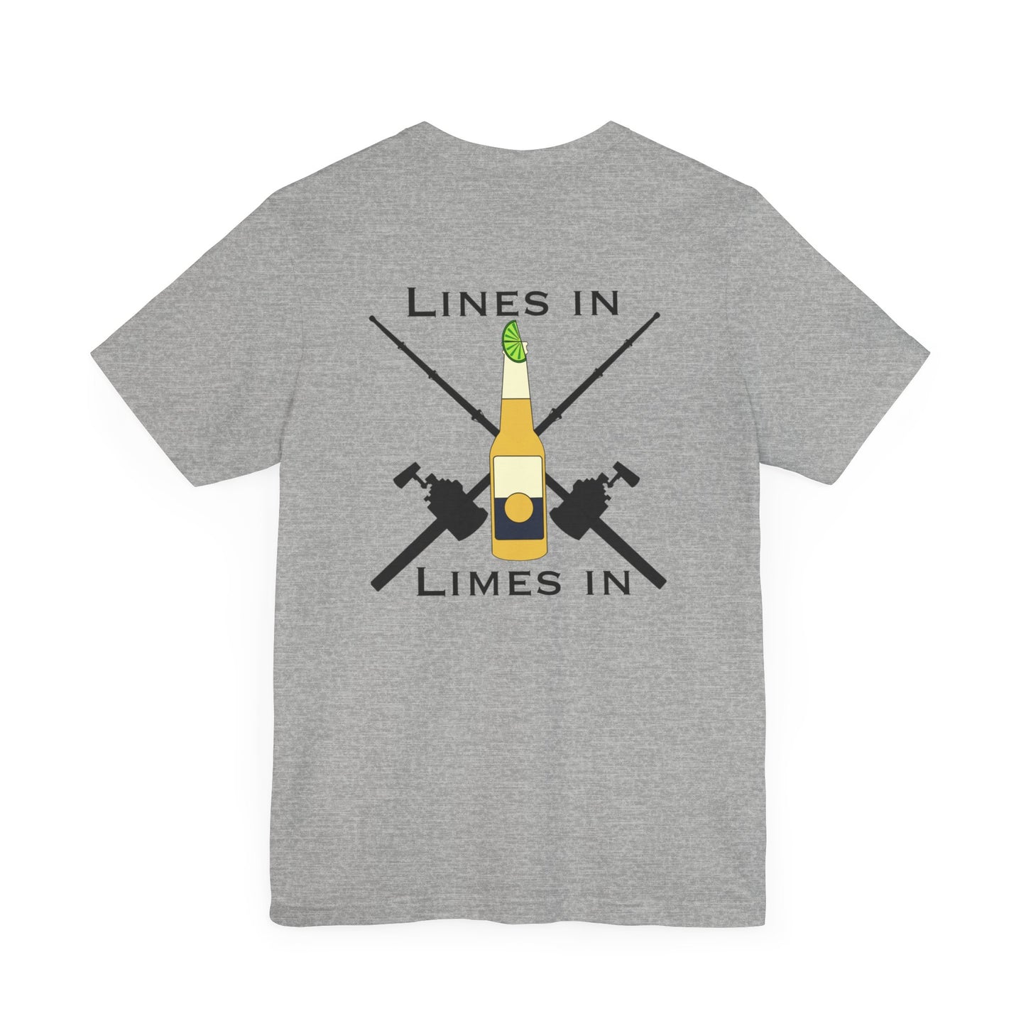 Lines in Limes in Short Sleeve Tee