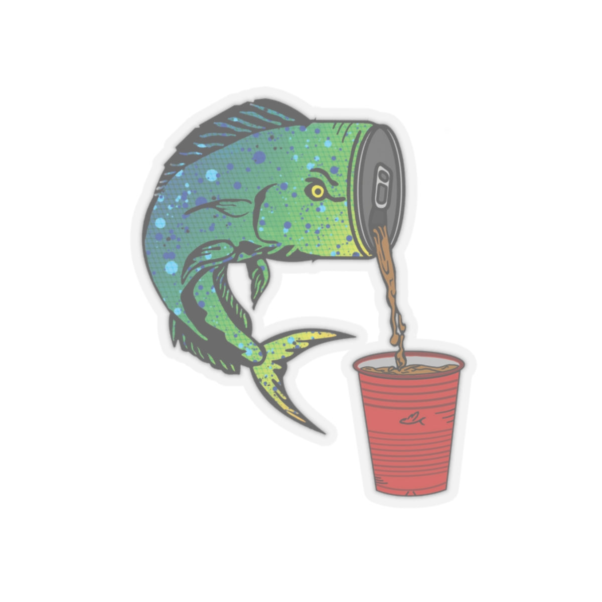 Mahi Solo Cup Sticker