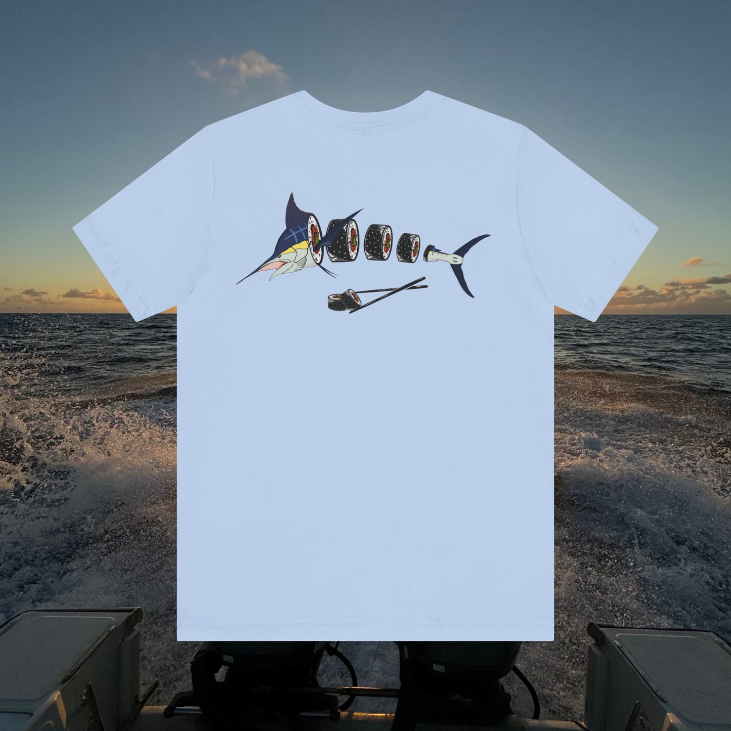 Marlin Sushi Short Sleeve Tee