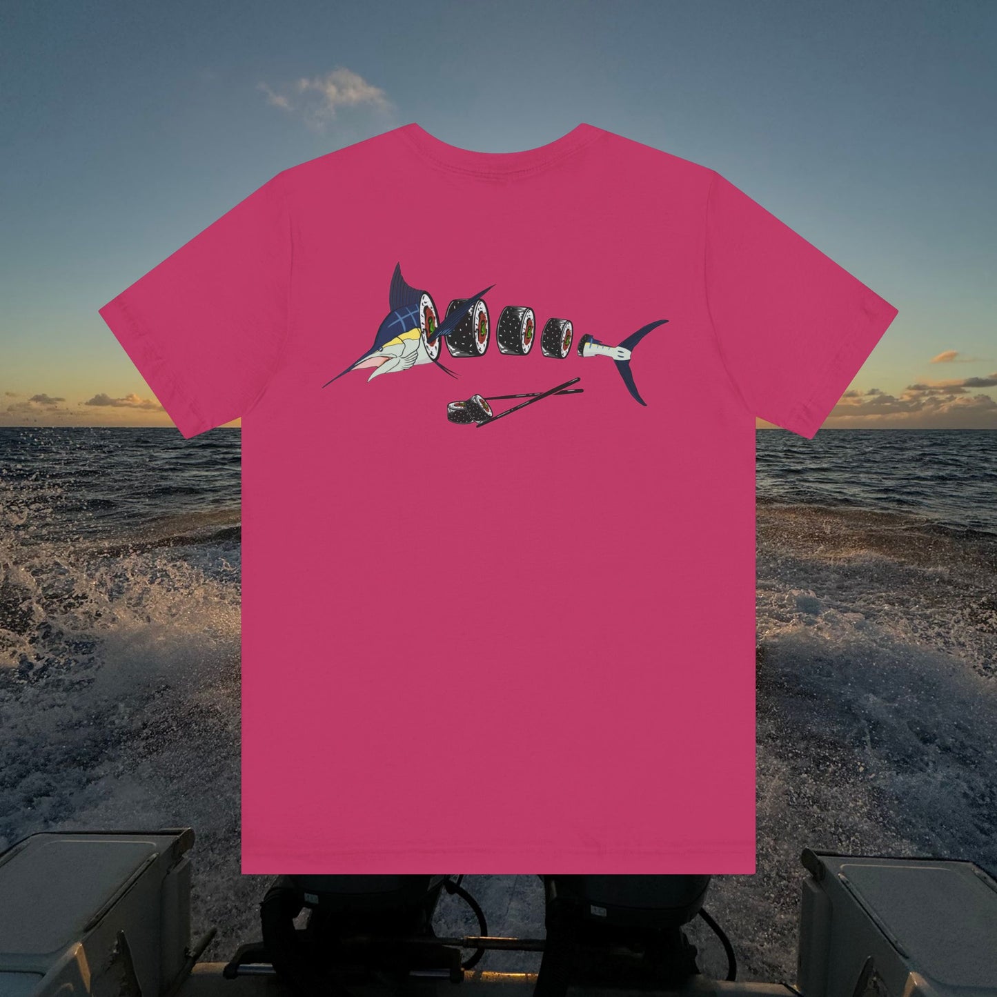 Marlin Sushi Short Sleeve Tee